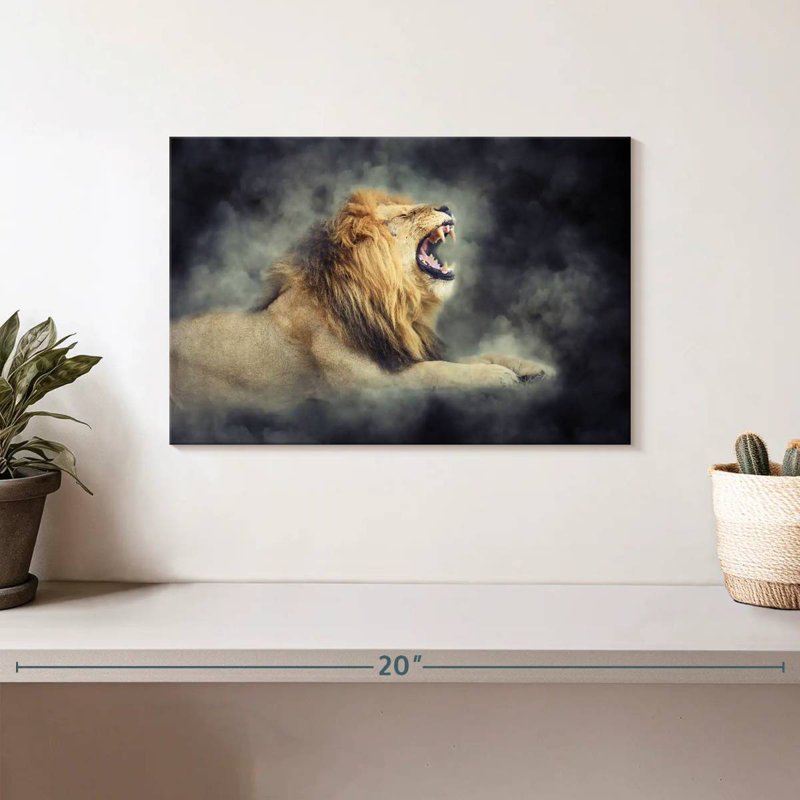 Misty Wild Lion