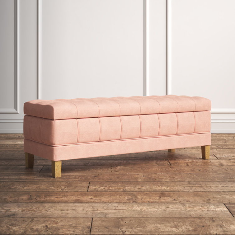 Gloria Velvet Storage Ottoman