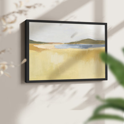 Ochre Seaside I -Framed Print - Restickable