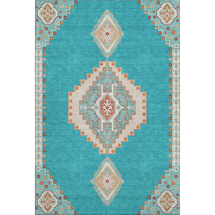 Premium Machine Washable Guada AMF1014 Oriental Rug