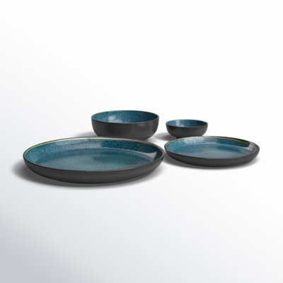 Resona Stoneware 16 Piece Dinnerware Set - Service for 4