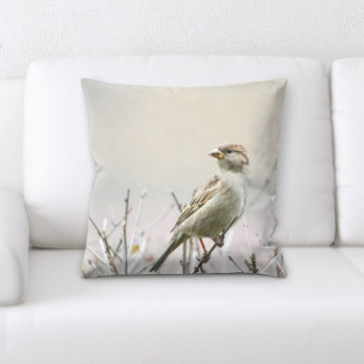 Microsuede Throw Pillow