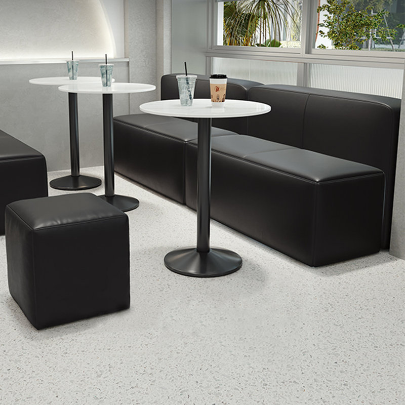 Banc rembourré en similicuir restaurant Cafe Bar Milk Tea Shop