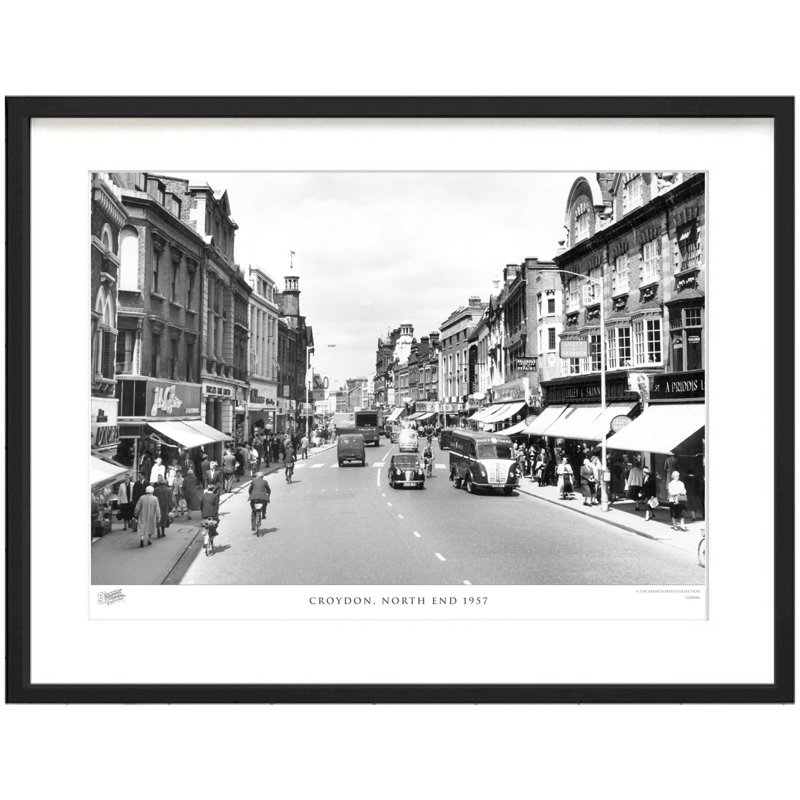 Croydon, North End 1957 by Francis Frith - Single Picture Frame Print, 40cm H x 50cm W x 2.3cm D