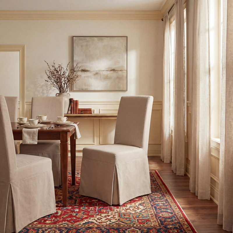Chaise d'appoint Leiker, Beige
