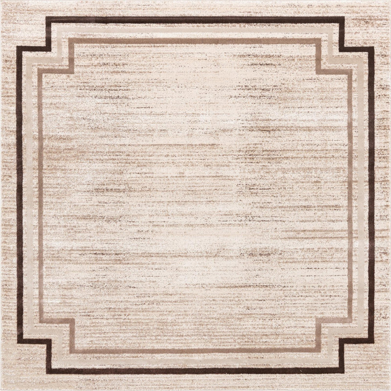 Alfano Geometric Indoor Rug, Square 7'