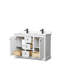 Ensemble de meuble-lavabo double 48 po Avery-51712045-51712048-80203265