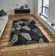 Noble House area rug Hand Tufted Rectangle Grey