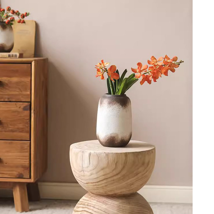 Casandra Concrete / Cement Table Vase, 7.8" H x 5.1" W x 5.1" D