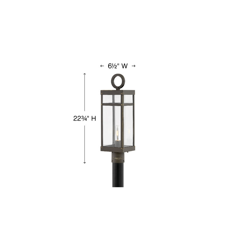 Martel Transparent Lantern Head, Oil Rubbed Bronze