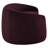 Contessa Curved Performance Velvet Sofa In Mulberry-474236149