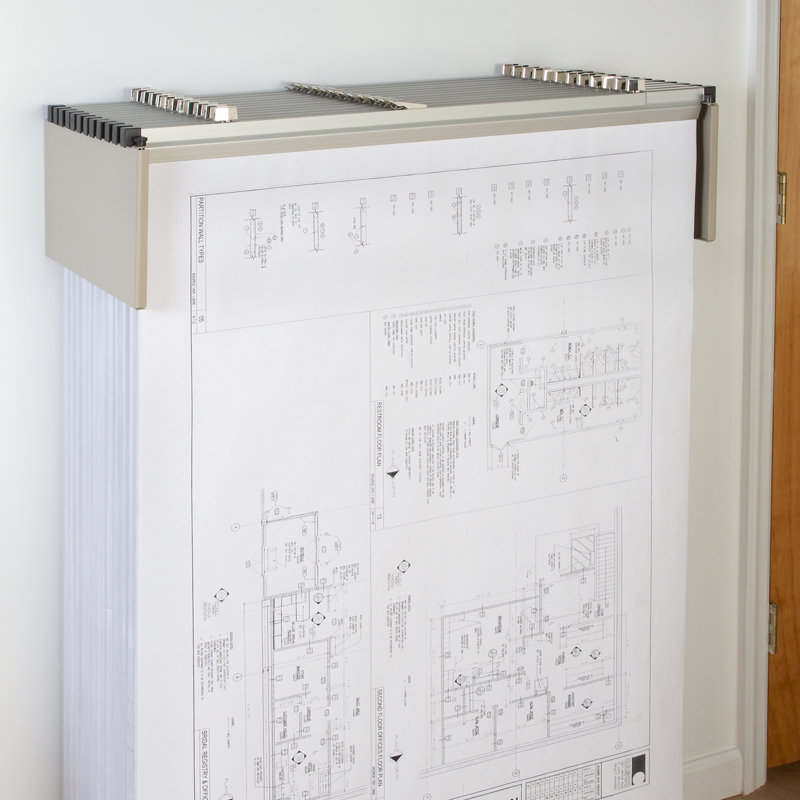 Metal Hanging Files Open