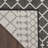  Positano 2'2" x 8' Black Modern Rug-468786573-468786588