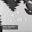 Rideau de douche noir avec 12 crochets-350770992