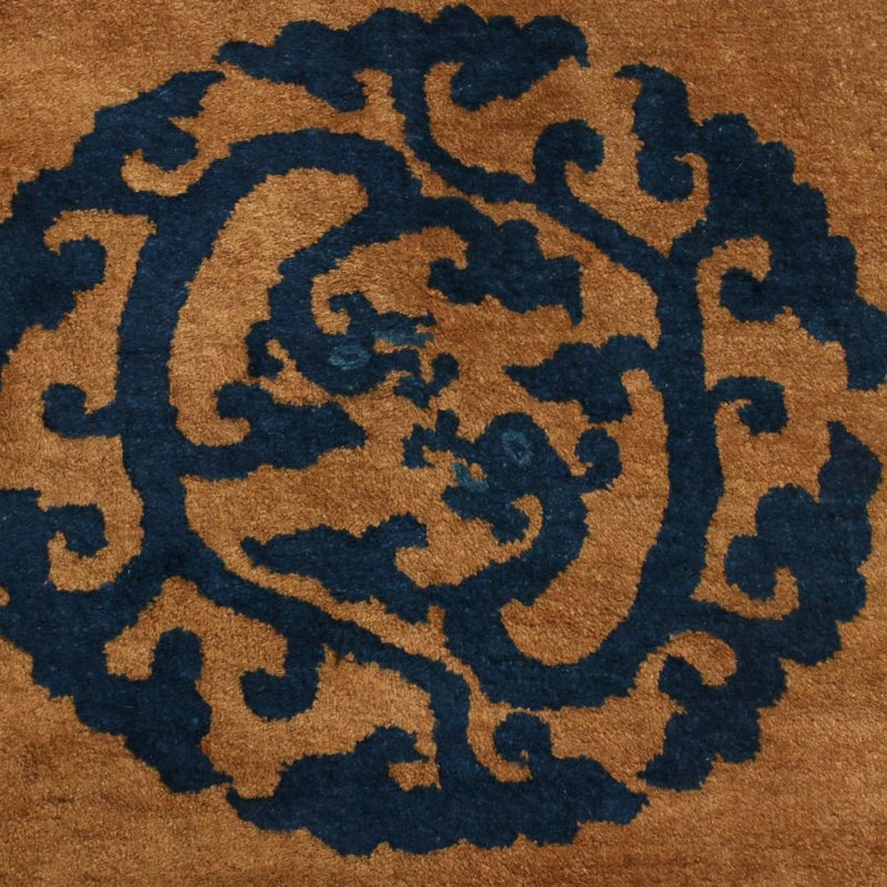 Wool Southwestern Area Rug in Beige/Brown