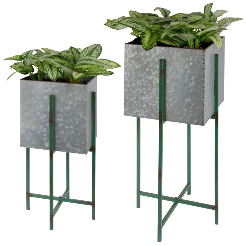 Square Flowerpot on Stand