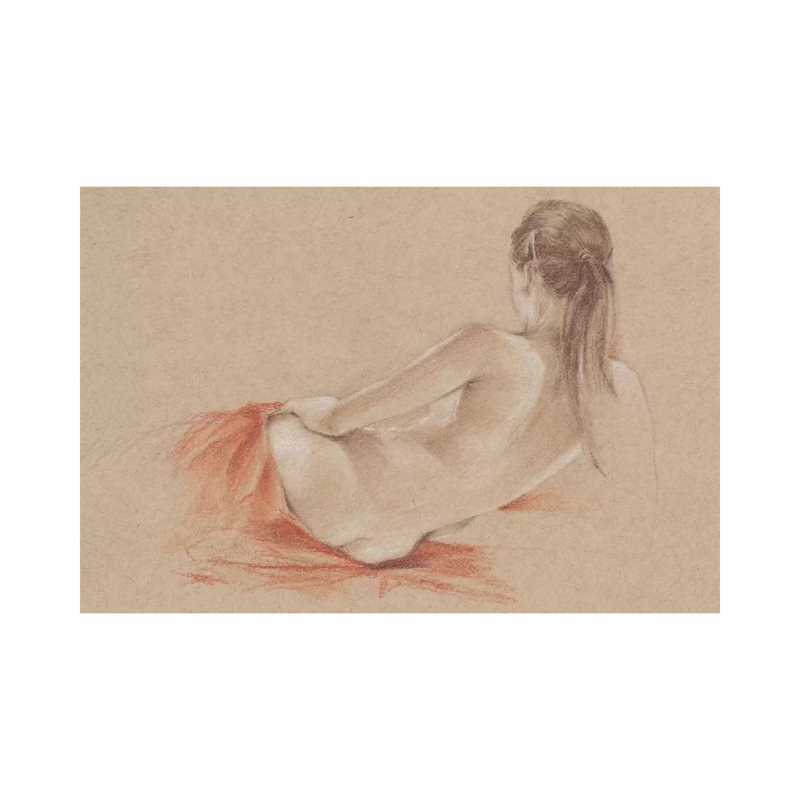Classical Figure Study I by Ethan Harper - Wrapped Canvas Gallery-Wrapped Canvas Giclée, 66.04 cm H x 45.72 cm W x 1.91 cm D