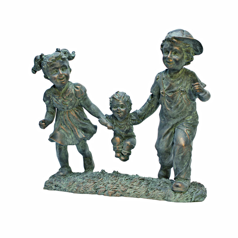 Swing Time Children Garden Statue
