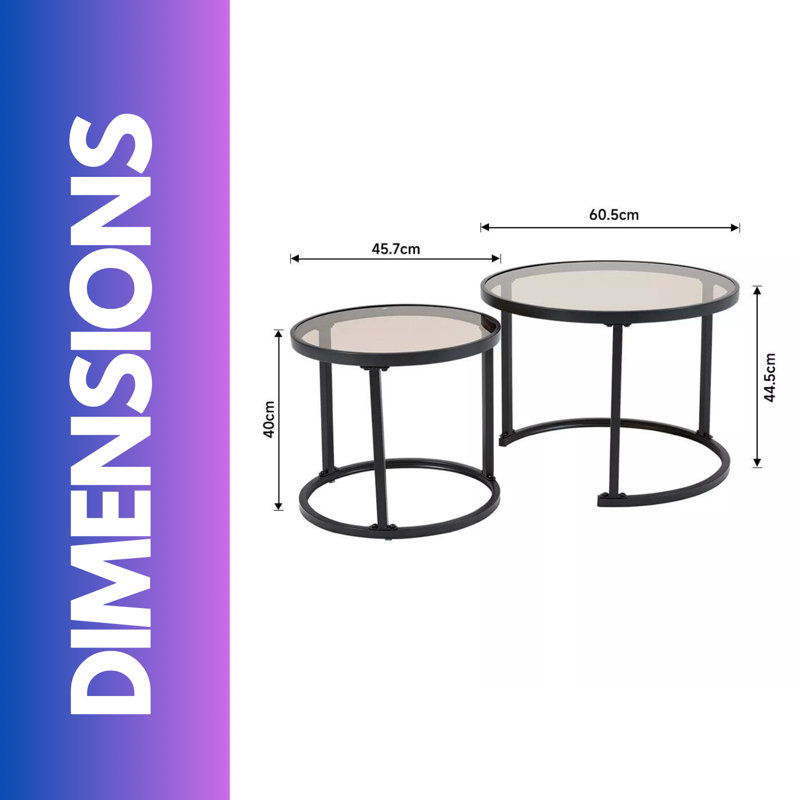 2 - Piece Living Room Table Set