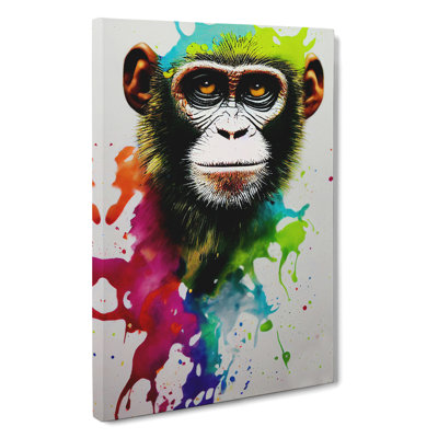 Splashed Monkey No.4 Abstract