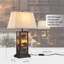 Lampe de chevet 2 lumières noir