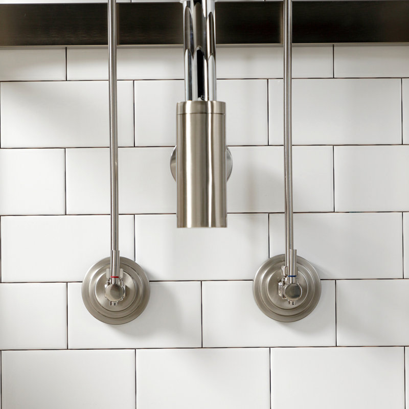 Trimscape Vessel Sink Plumbing Supply Combo Kit, Brushed Nickel
