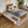 Madison Solid Wood Platform Bed with Matching Footboard and Trundle