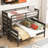 Gray Twin Xl Over Queen Bunk Bed With - Dependable Wood Build For Bedroom Bed, Crafted Care A Beautiful-1746191819