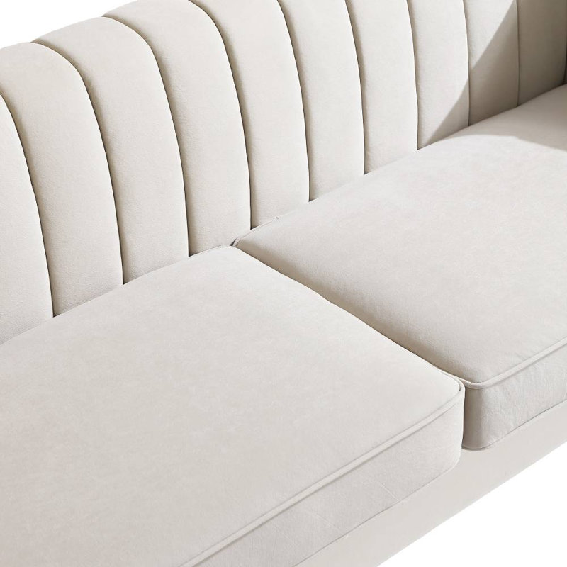 Ensemble de canapé 2 pièces (beige crème)