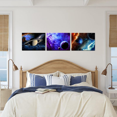 3 Piece Wrapped Canvas Set