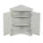 31.5" Triangle Corner Cabinet With Adjustable Shelves, Freestanding Bathroom Storage Organizer For Small Spaces (5 Colors)-649058294