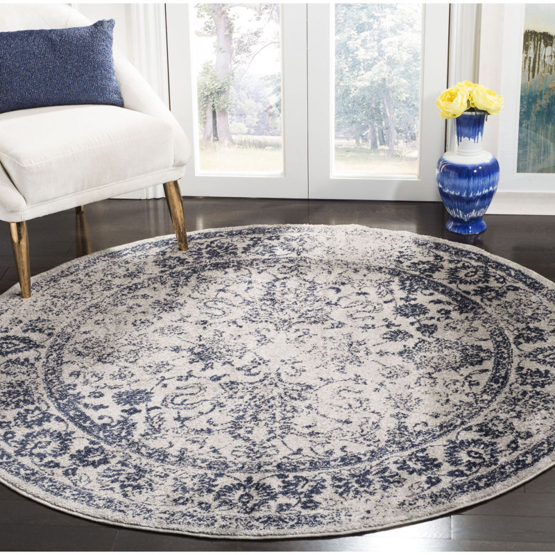 Croyl Performance Floral Rug, Round 8'