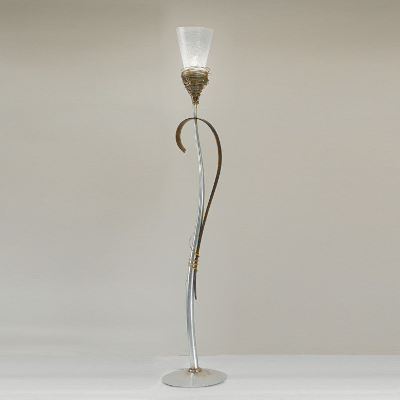 Siberia 27.5'' Aged Gold Novelty Floor Lamp