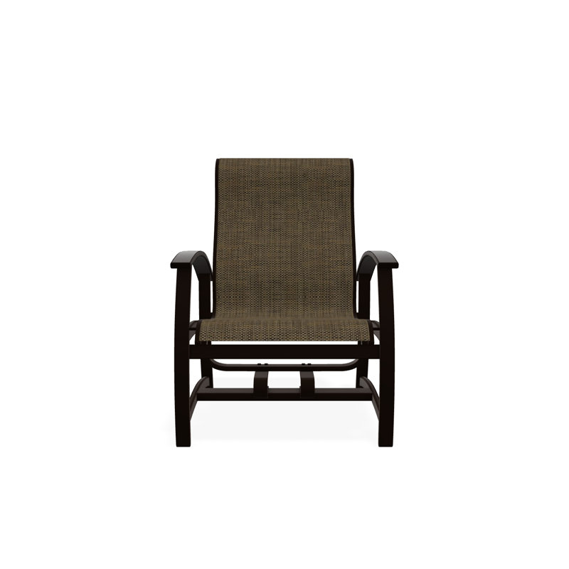 Belle Isle Outdoor Lounge Chair, Kona, Elevation Stone