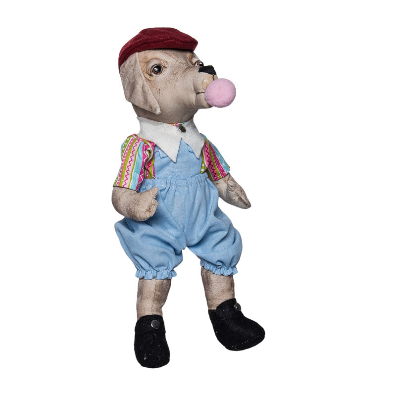 Benji Bubbles Spring Gathered Traditions Joe Spencer Art Doll Figure