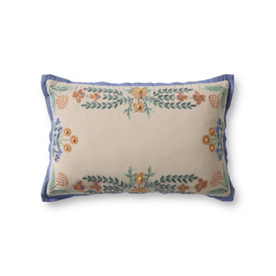 Coussin décoratif Rifle Paper Company x Loloi Willow Border