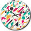 Horloge murale rétro Mid-Century-40748291
