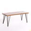 Table basse en bois et métal
