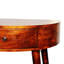 Console simple et élégante avec plateau en bois, table basse de loisirs