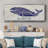 Go With The Flow- Framed Canvas