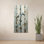  Bouleau, art mural, petit paysage vertical, toile, tremble, oiseaux, décoration murale, impressions de bouleau impressionnistes modernes pour le salon, décoration de chambre à coucher 12 x 24 po