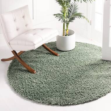 Steelside™ Justice Handmade Flatweave Cotton Muddy Green Rug