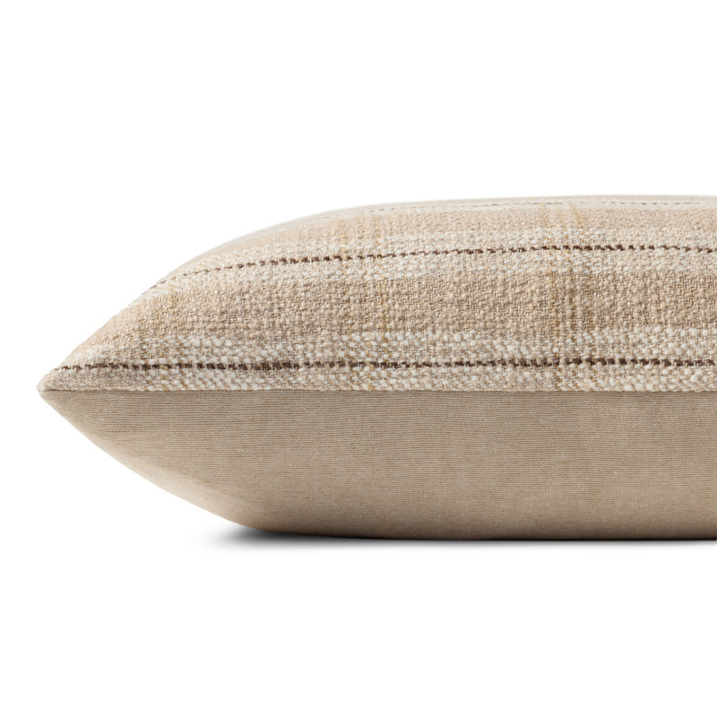 Amber Lewis x Loloi Stockton Throw Pillow, Down, Sand/Multi