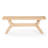 Muhsina Cross Leg Dining Room Bench (48in / 1220mm)-68482758
