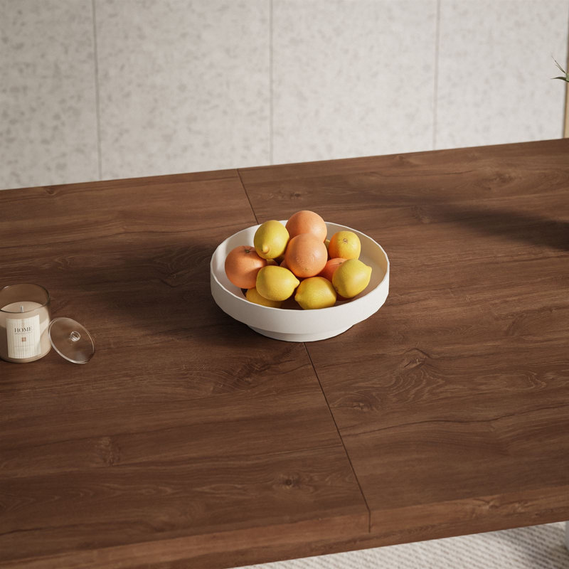 Sibyll Dining Table, 77cm H x 198cm L x 85cm W, Stirling Oak