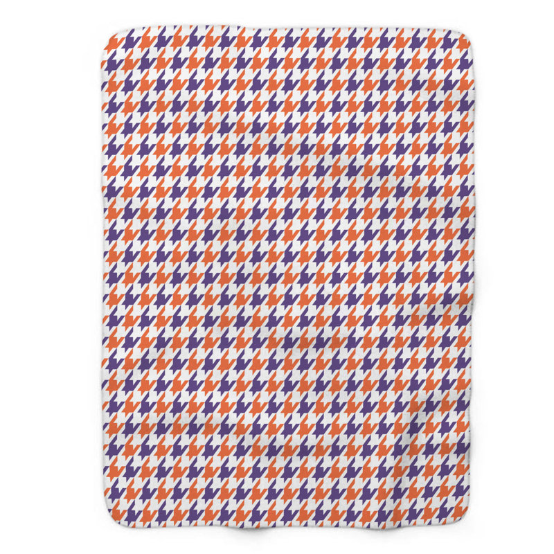 Rêve mauve et orange - couverture en sherpa de qualité supérieure 1 pièce, L 50 po x L 60 po