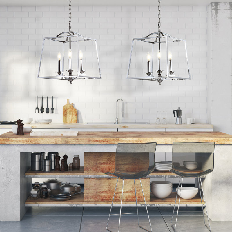 Hartlepool 3 - Light Lantern Chandelier