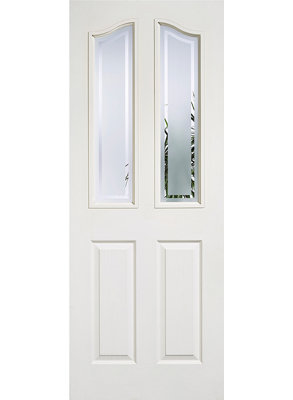 Mayfair 2L Glazed White Internal Door