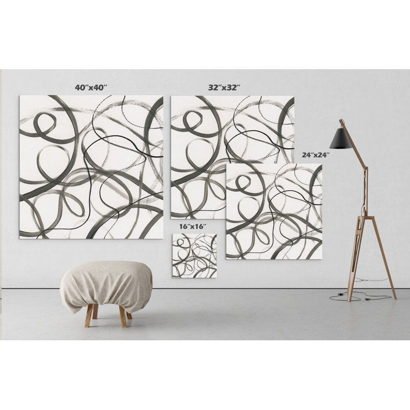 «Dancing in the Wind I», reproduction de peinture à l'acrylique sur toile, H 32 po x l 32 po x P 1,5 po