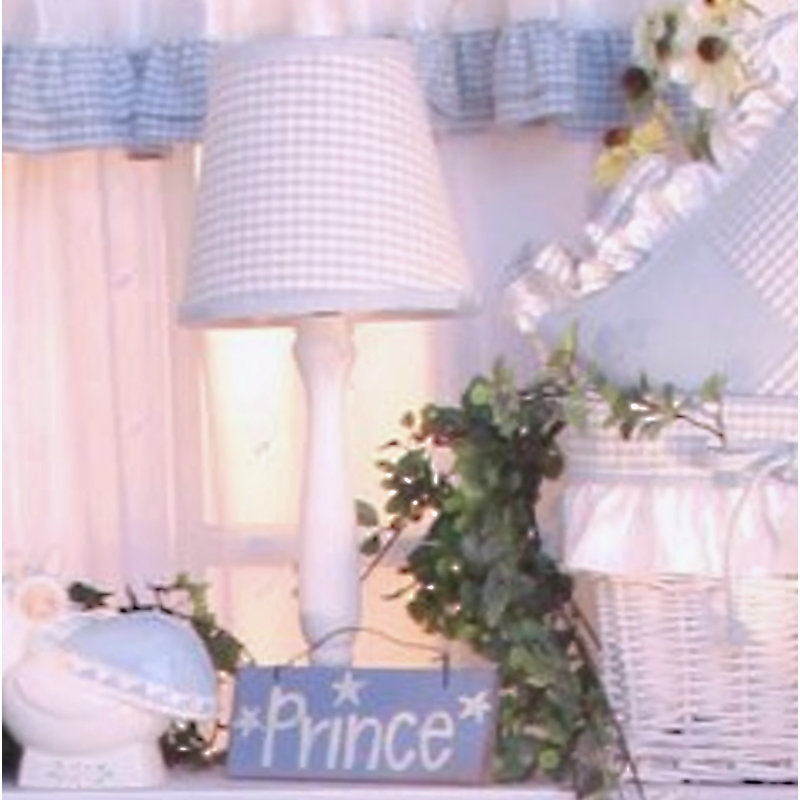 Lampe de table 15 po blanc / crème Prince Blue